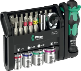 Wera Tool-Check Modular Imperial 1 Bitset zöllig, 21-tlg.