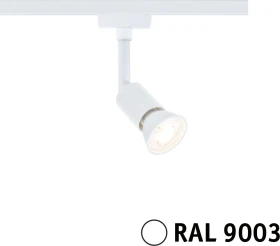 Paulmann URail Salt Schienensystem Spot GU10 signalweiss, 1 Stück