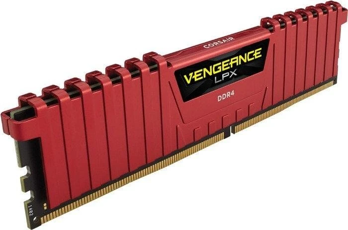 Corsair Vengeance LPX rot UDIMM 16GB Kit, DDR4-3200, CL16-18-18-36