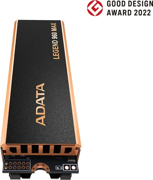 ADATA LEGEND 960 MAX 4TB, M.2 2280 / M-Key / PCIe 4.0 x4, Kühlkörper