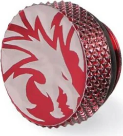 Bykski Knurled Stop Plug G1/4", rot