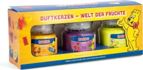 Haribo Frucht Power Duftkerze-Variation, 3 Stück