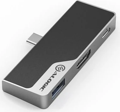 Alogic Ultra Series USB-C Dock Nano Mini, Space Grey, USB-C 3.0 [Stecker]