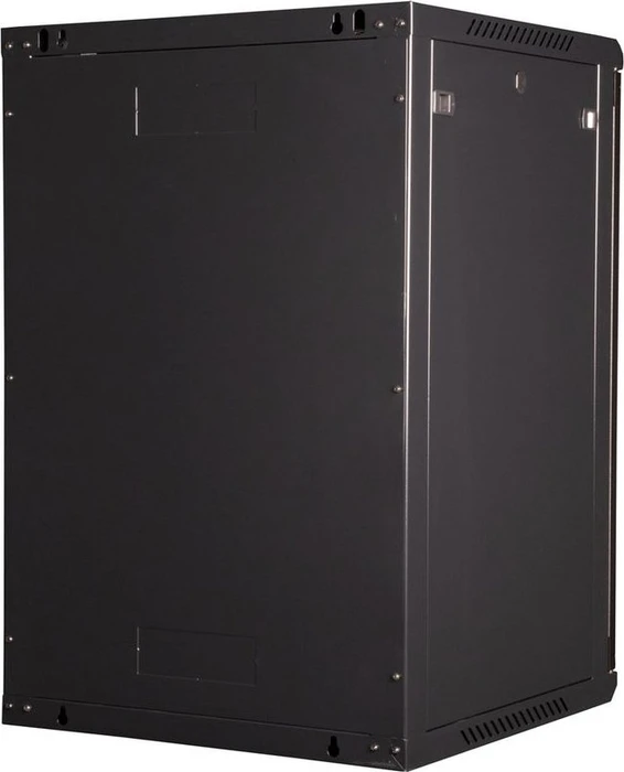Roline / Secomp Value 19" Wandgehäuse 18HE, Flatpack, Sicherheitsglastür, IP20, RAL 9005, 600mm tief