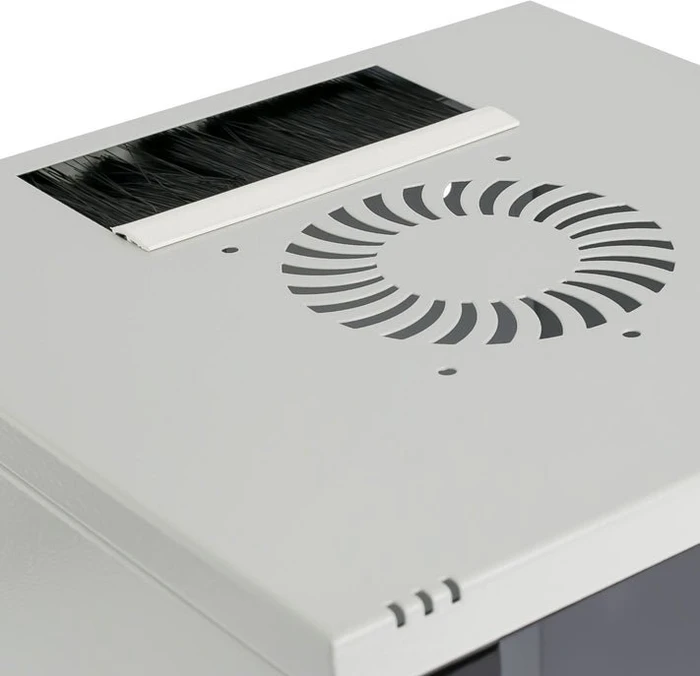 HMF Serverschrank 10", HMF 63400 6HE, Sicherheitsglastür, IP20, 300mm tief