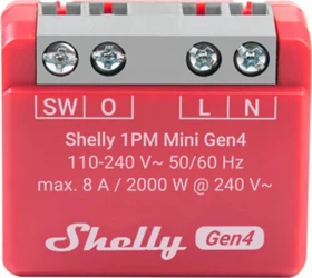 Shelly 1PM Mini Gen4, 1-Kanal, 8A, Unterputz, Schaltaktor (Shelly_1PM_Mini Gen4)