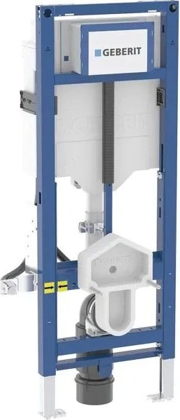 Geberit Duofix Element für Wand-WC, 112cm, mit Sigma UP-Spülkasten 12cm, barrierefrei, WC höhenverstellbar