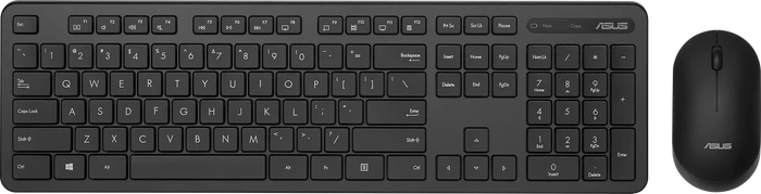 ASUS CW100 Wireless Keyboard and Mouse Set, schwarz, USB, DE