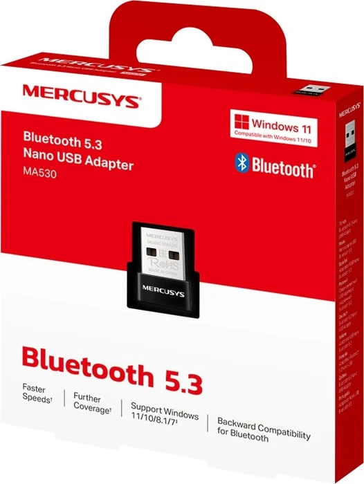 Mercusys MA530 Nano USB Bluetooth Adapter, Bluetooth 5.3, USB-A 2.0 [Stecker]