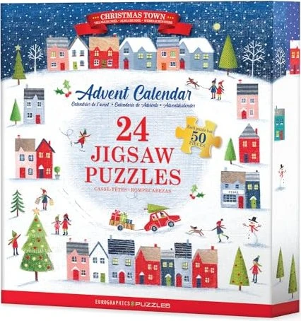 Eurographics Puzzle Adventskalender - Christmas Town