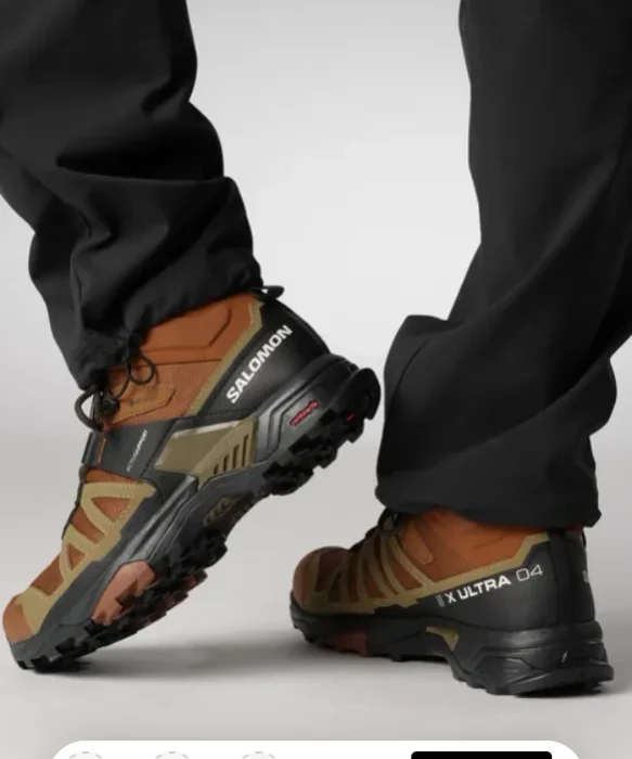 Salomon X Ultra 4 Mid GTX caramel cafe/gothic olive/black (Herren)