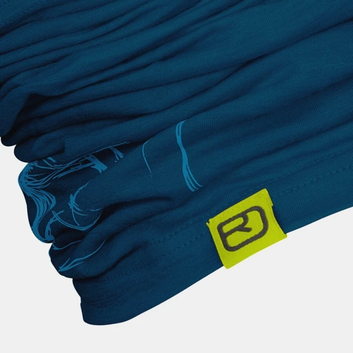 Ortovox 120 Tec Logo Schlauchtuch petrol blue