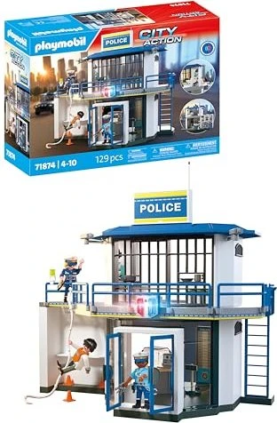 playmobil City Action Polizeiwache mit Fahndungsraum