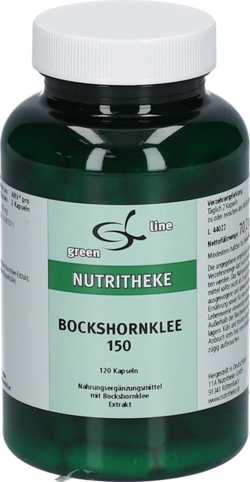 11A Nutritheke the green line Bockshornklee 150 Kapseln, 120 Stück