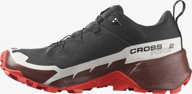 Salomon Cross Hike 2 GTX black/bitte chocolate/fiery red (Herren)