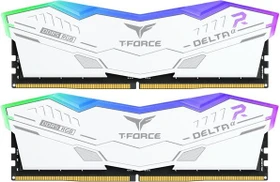 TeamGroup T-Force DELTAα RGB weiß UDIMM 32GB Kit, DDR5-6000, CL30-36-36-76, X8