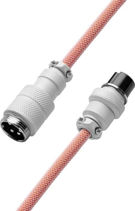 CableMod Pro Coiled Keyboard Cable USB Micro-B auf USB-A, Tastaturkabel (Spiral-Textilkabel), 1.5m, Orangesicle