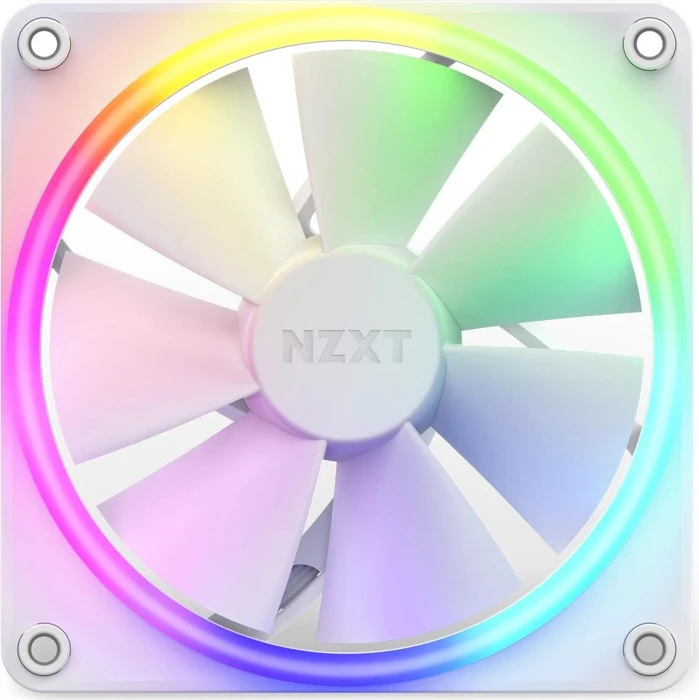NZXT F Series F120 RGB, Matte White, weiß, LED-Steuerung, 120mm, 3er-Pack