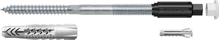 fischer TherMax 8/180 Abstandsmontagesystem Schrauben/Dübel-Sortiment, 2 Stück