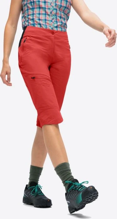 Maier Sports Inara Slim Capri Vario Hose 3/4 red orcher (Damen)
