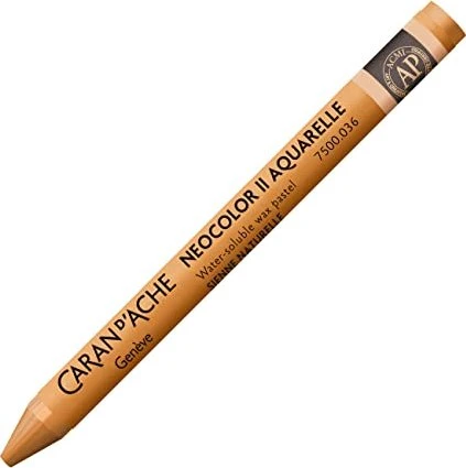Caran d'Ache Neocolor II Aquarelle Wachskreide, siena natur, 10er-Pack
