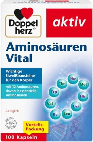 Doppelherz aktiv Aminosäuren Vital Kapseln, 100 Stück