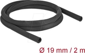 DeLOCK Geflechtschlauch selbstschließend, hitzebeständig, 19mm, 2m, schwarz