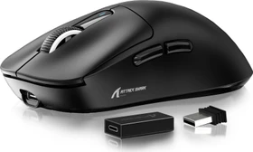 Attack Shark X3Pro Wireless Gaming Mouse schwarz, USB/Bluetooth