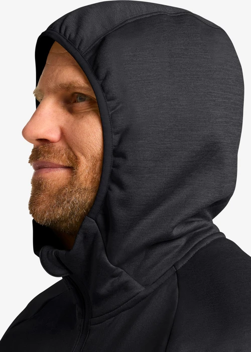 Jack Wolfskin Peak District Hooded FZ Jacke schwarz (Herren)