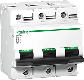 Schneider Electric Leitungsschutzschalter C120N, 3P, 80A, D Charakteristik, 10kA