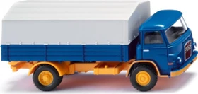 Wiking Pritschen-Lkw MAN 415 blau/melonengelb