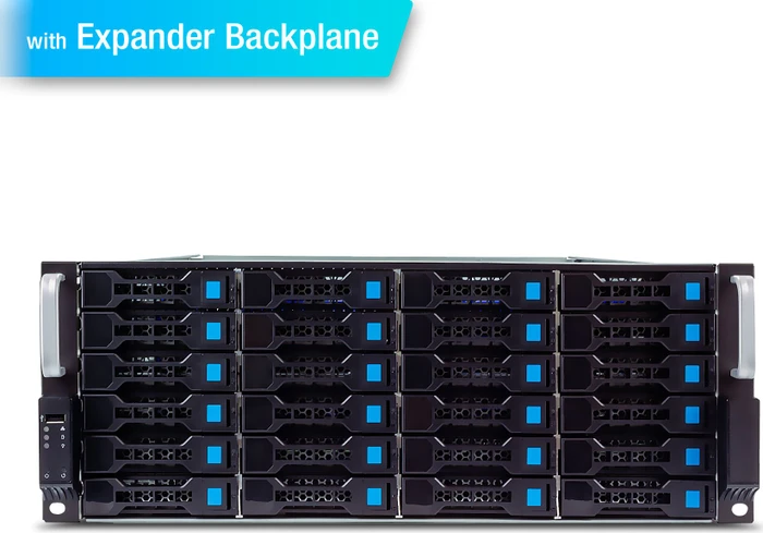 Fantec SRC-4240X07-6GE Expander Backplane, Expander Backplane, 4HE