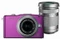 Olympus PEN E-PM1 violett mit Objektiv M.Zuiko digital 14-42mm 3.5-5.6 II und M.Zuiko digital ED 40-150mm 4.0-5.6 Vorschaubild