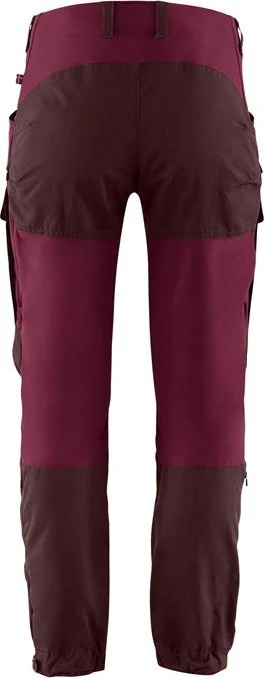 Fjällräven Keb Trousers Short Hose lang dark garnet/plum (Damen)