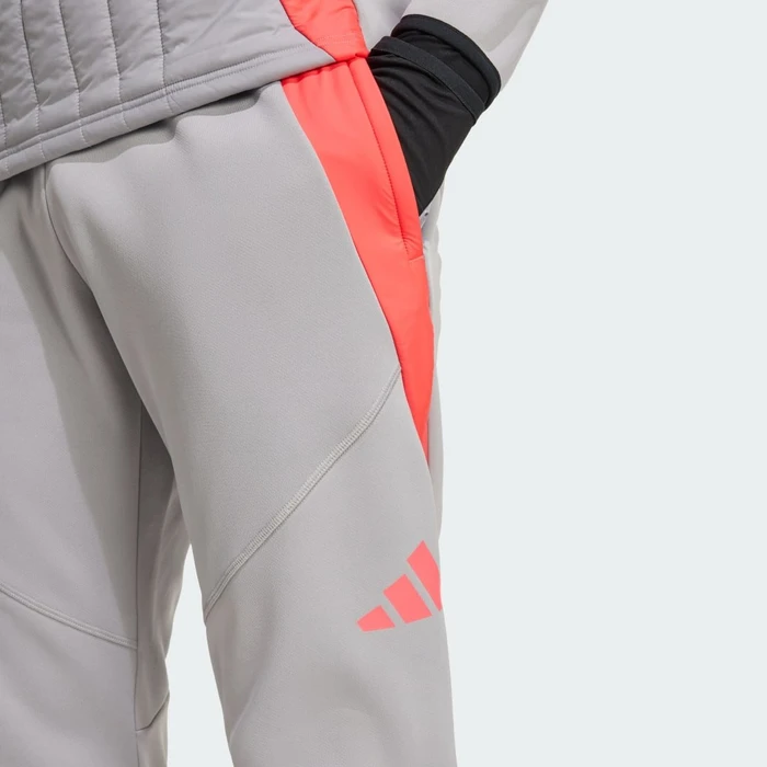 adidas Tiro 24 Competition Winterized Trainingshose lang light onix/shock red