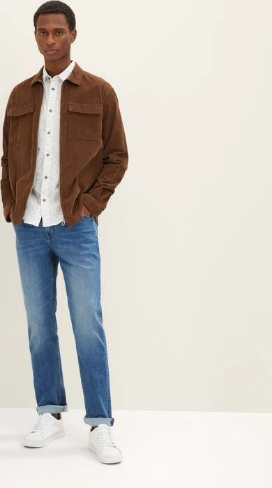 Tom Tailor Josh Regular Slim Coolmax Jeans Jeans used mid stone blue denim (Herren)