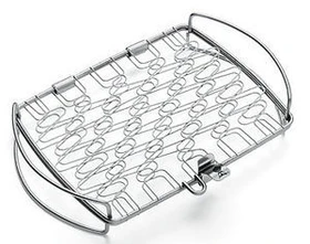 Weber Fisch- und Gemüsehalter Edelstahl, rechteckig
