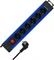 REV Ritter SupraLine mit Schalter, 6-fach, 2.4m, blau/schwarz Vorschaubild