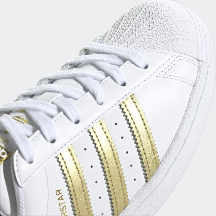 adidas Superstar cloud white/gold metallic (Damen)