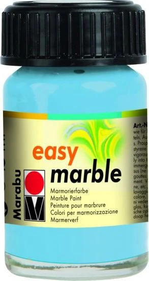 Marabu Easy Marble Marmorierfarbe, hellblau, 15ml