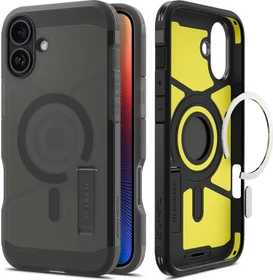 Spigen Tough Armor AI (MagFit) für Apple iPhone 16 Frost Black