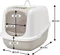 Petgard Nestor Jumbo Katzentoilette XXL, beige/weiß Vorschaubild