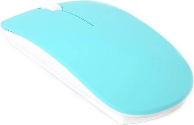 Omega Optical Wireless Mouse, weiß/blau, USB