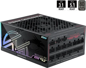MSI MPG Ai1300TS PCIE5 1300W, ATX 3.1