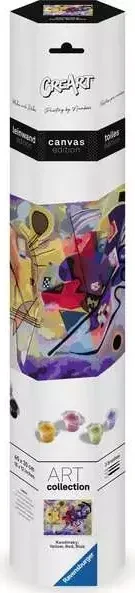Ravensburger Malen nach Zahlen CreArt Leinwand ART Collection: Gelb, Rot, Blau (Kandinsky)