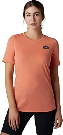 Fox Racing Ranger Fract Drirelease Trikot kurzarm salmon pink (Damen)