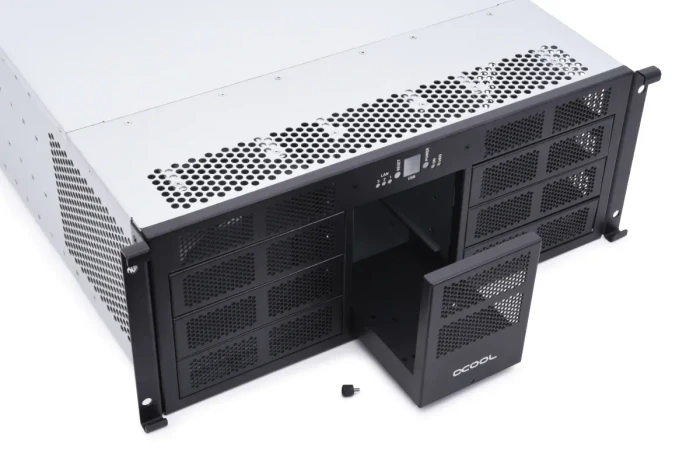 Alphacool ES 4U, grau/schwarz, 4HE, ATX
