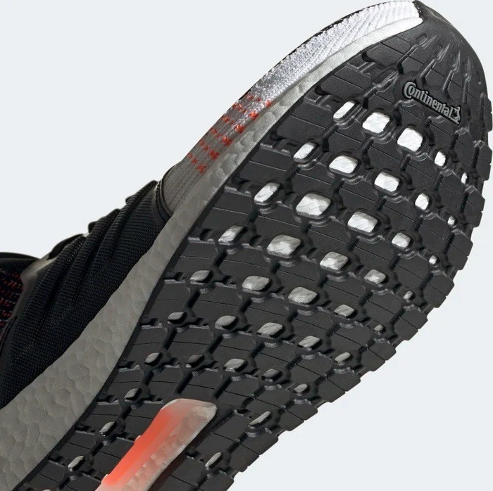 adidas Ultraboost 19 core black/cloud white/solar orange (Herren)