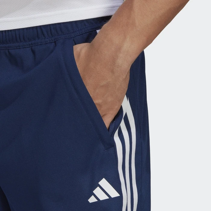 adidas Train Essentials Piqué 3-Streifen Trainingshose kurz dark blue/white (Herren)