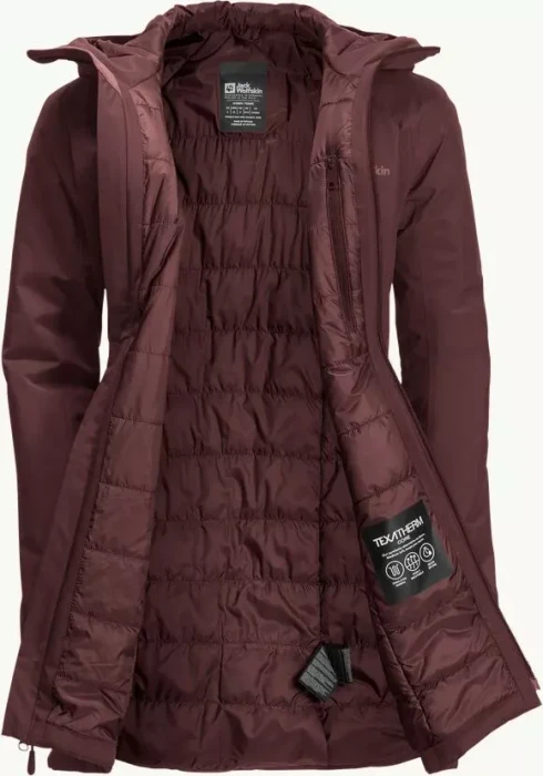 Jack Wolfskin Heidelstein Ins Funktionsjacke dark maroon (Damen)